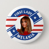 Melania-Trumpf Button (Vorderseite)