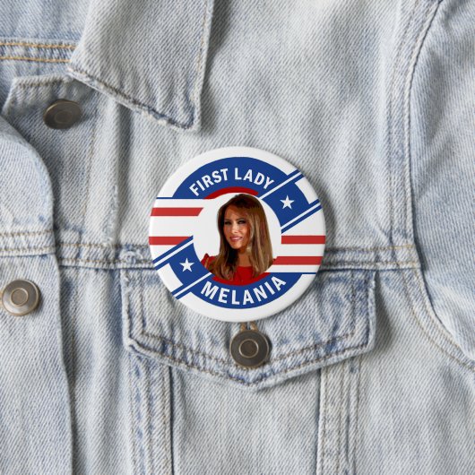 Melania-Trumpf Button (Beispiel)