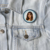 Melania-TRUMPF First Lady-Knopf Button (Beispiel)