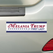 Melania-Trumpf für First Lady Donald Trump 2016 Autoaufkleber (Auf Auto)