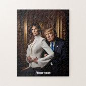 Melania und Donald Trump Puzzle (Vertikal)