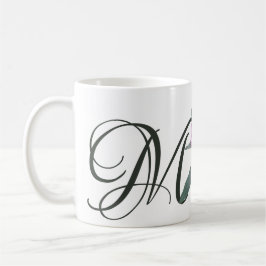 Melanie hübsch rosa Blütenbraun niedlich Kaffeetasse