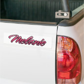 Melanie verblasst pink Aufkleber Sticker Autoaufkleber (Auf Lkw)