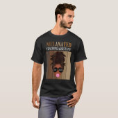 Melanierter Lehrassistent am letzten Arbeitstag T-Shirt (Vorne ganz)