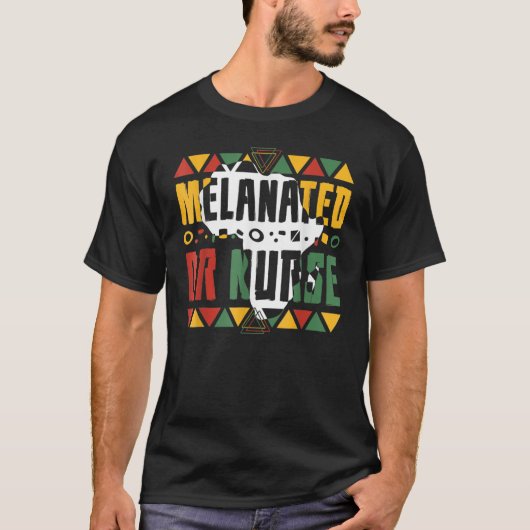 Melaniertes oder kurzes Schwarzes Protokoll Monat T-Shirt (Vorderseite)