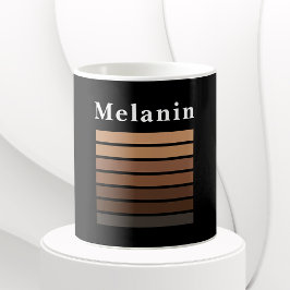 Melanin African American Black History Montag Kaffeetasse