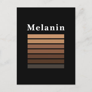 Melanin African American Black History Montag Postkarte