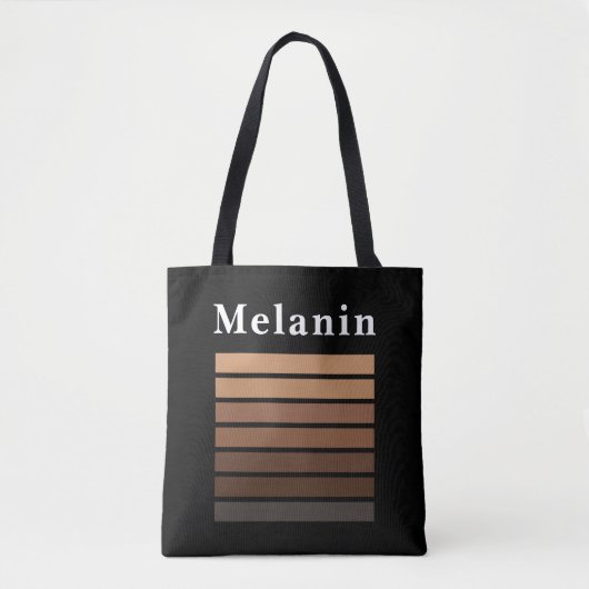 Melanin African American Black History Montag Tasche (Vorderseite)