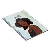 Melanin African American Queen Notebook Notizblock (Rechte Seite)