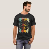 Melanin Afro African American Black Melanated Hist T-Shirt (Vorne ganz)