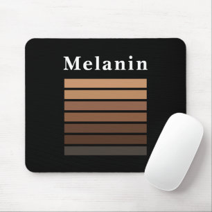 Melanin Afroamerikanischer Schwarzer Geschichtsmon Mousepad