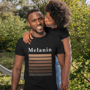Melanin Afroamerikanischer Schwarzer Geschichtsmon T-Shirt