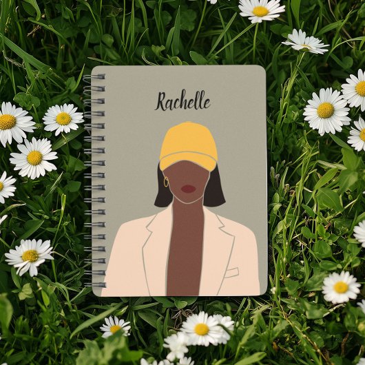 Melanin American Queen Notizblock