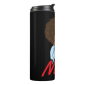 Melanin Black Nurse Bekleidungsgeschenk Afrikanisc Thermosbecher (Nach links gedreht)