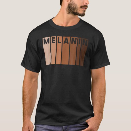 Melanin Black Pride Afro Queen King Gifts African  T-Shirt (Vorderseite)