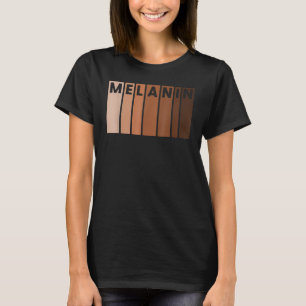 Melanin Black Pride Afro Queen King spendet Afrika T-Shirt
