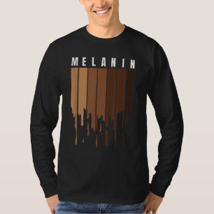 Melanin Black stolz BLM Black History Montag König T-Shirt