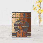 Melanin Blessed She Queen Beautiful Afro Black Me Karte (Gelbe Blume)