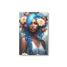 Melanin Blue Blume Goddess