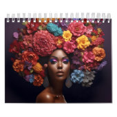 Melanin-Blume aus schwarzem Melanin Kalender (Titelbild)