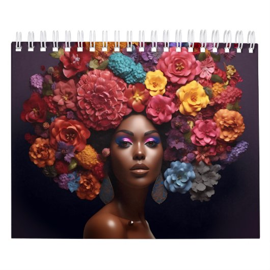 Melanin-Blume aus schwarzem Melanin Kalender (Titelbild)