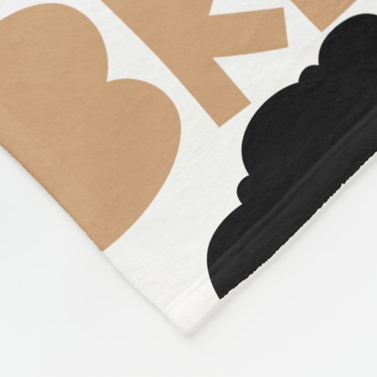 Melanin Bride Blanket Fleecedecke (Ecke)