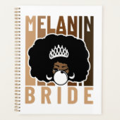 Melanin Bride Poppin Planner Planer (Vorderseite)