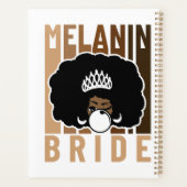 Melanin Bride Poppin Planner Planer (Rückseite)