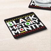 Melanin Bruh Sista King Queen Rechteckiger Pappuntersetzer (angewinkelt)