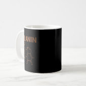 Melanin Chemical Structure Molecule Formel Africa Kaffeetasse (Vorderseite Links)