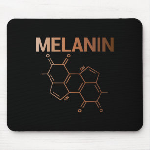 Melanin Chemical Structure Molecule Formel Africa Mousepad