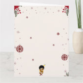 Melanin Christmas Black Girl Magic Xmas Magic Fun Karte (Rückseite)