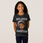 Melanin Christmas Liebe Black Girl Magic Sista T-S T-Shirt (Vorne ganz)