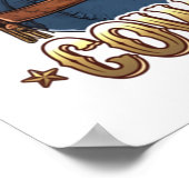 Melanin Cowgirl Swag Poster (Ecke)