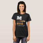 Melanin Definition Black History Month BLM African T-Shirt (Vorne ganz)