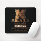 Melanin Definition Brown Melanin Sugar Black Queen Mousepad (Mit Mouse)