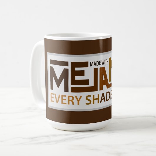 Melanin Every Shade Slays Kaffeetasse (Vorderseite Links)