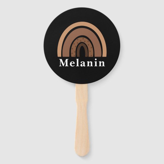Melanin Fächer (Rückseite)