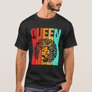 Melanin für die erzieherische schwarze Königin T-Shirt