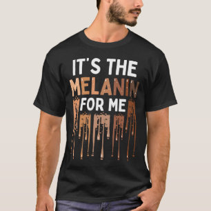 Melanin für mich Melanated Black History Monat 2 T-Shirt