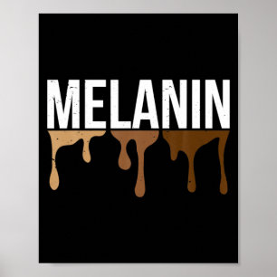 Melanin-Gleichheit Hautfarbe Anti Juneteenth Poster