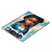 MELANIN INSPIRIERT 80 SEITEN SPIRALLES NOTEBOOK NOTIZBLOCK (Linke Seite)