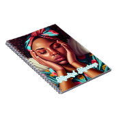 MELANIN INSPIRIERT 80 SEITENSPEZIALBUCH NOTIZBLOCK (Rechte Seite)