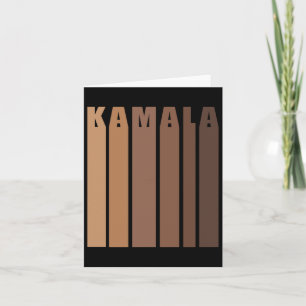 Melanin Kamala Harris 2024 Wahlaufkleber Karte