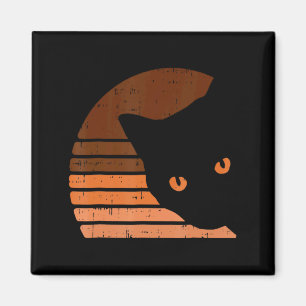 Melanin-Katze Schwarze Geschichte Monat Retro Blm  Magnet