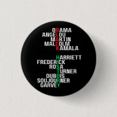 Melanin King Queen Sista Bruh Button (Vorderseite)