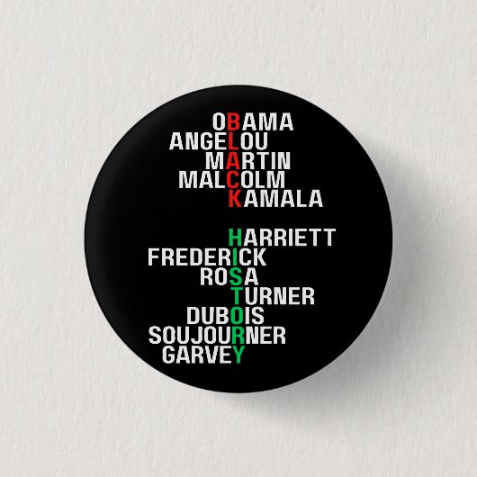 Melanin King Queen Sista Bruh Button (Vorderseite)