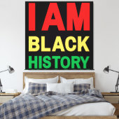 Melanin King Queen Sista Bruh Leinwanddruck (Insitu (Schlafzimmer))