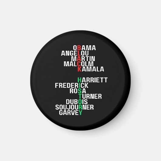 Melanin King Queen Sista Bruh Magnet (Vorne)