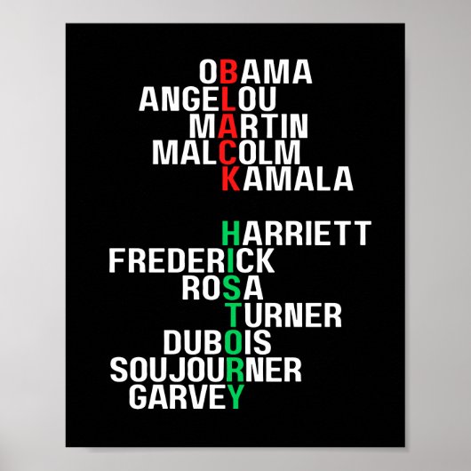 Melanin King Queen Sista Bruh Poster (Vorne)